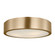 Albee Flush Mount in Satin Brass (1|GLF1053SB)