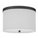 Frederica Two Light Flush Mount in White (216|FRD-122FH-MB-WH)