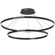 Circulo LED Chandelier in Matte Black (216|CIR-3397C-5CCT-MB)