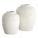 Luna Vases Set/2 in Chalk White (52|18245)