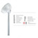 Fan Accessories Ceiling Fan Slope Ceiling Kit in Brushed Aluminum (441|XF-SCK-BA)