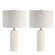 Dorato Two Light Table Lamp in Off-White (443|LPT1291-SET2)