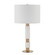 Pirot LED Table Lamp in Honed White Antique Brushed Brass (443|LPT1213)