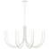 Wand Eight Light Chandelier in Sandy White (216|WAN-388C-SW)
