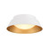 Donoven LED Flush Mount in White + Gold (60|ED0552202WHGD)