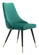 Piccolo Dining Chair in Green, Black, Gold (339|101090)