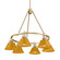 Orwell Six Light Chandelier in Brushed Champagne Brass (62|3306-6 BCB-AY)