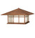 Seneca Four Light Pier Mount in Vintage Copper (57|282353)