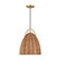 Norman One Light Pendant in Blonde Rattan (454|GLP1081BBS-BRTN)