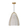Norman One Light Pendant in Chalk Wicker (454|GLP1071SB-CLW)
