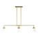Anders Four Light Chandelier in Satin Brass (454|GLC1184SB)