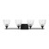 Toffino Four Light Vanity in Midnight Black (454|DJV1024MBKCKG)
