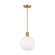 Colewood One Light Pendant in Satin Brass (454|DJP1171SB)