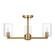 Fullton Three Light Semi-Flush Mount in Satin Brass (454|7764203C-848)