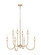Allistair Eight Light Chandelier in Modern Gold (224|352-8MGLD)