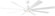 Aura 72''Ceiling Fan in Matte White (441|FR-W2303-72L-MW)