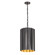 Allegra One Light Pendant in Gunmetal / Gold (16|39132GMGLD)