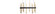 Harmonix LED Chandelier in Black & Aged Brass (281|PD-87924-BK/AB)