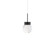 Double Bubble LED Mini Pendant in Black (281|PD-82006-BK)