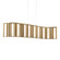 Aretha LED Linear Pendant in Aged Brass (281|PD-74045-AB)