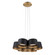 Marimba LED Chandelier in Gold Leaf/Bronze (281|PD-52718-GL)