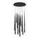 Cascade LED Pendant in Black (281|PD-41715R-BK)