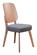 Alberta Dining Chair in Walnut, Dark Gray (339|100981)