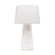 Naomi One Light Table Lamp in White Lustro/Gold Leaf Combo (428|HL335201-WH/GL)