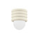 Bibi One Light Flush Mount in Aged Brass/Ceramic Antique Ivory (428|H691501-AGB/CAI)