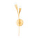 Elsa Two Light Wall Sconce in Gold Leaf (428|H689102-GL)