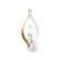 Nala One Light Wall Sconce in Soft White/Gold Leaf (428|H658101-SWH/GL)