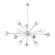 Ariana LED Chandelier in Polished Nickel (428|H375812-PN)