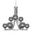 Paramount Nine Light Chandelier in Brushed Nickel (200|3409-BN-4622)