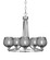 Paramount Five Light Chandelier in Brushed Nickel (200|3405-BN-4602)