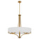 Imperial Six Light Pendant in Brushed Brass (19|841-6-47)