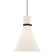 Julia One Light Pendant in Polished Nickel/Black (428|H294701L-PN/BK)