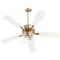 Ovation 52''Ceiling Fan in Aged Brass|Studio White (19|4525-04806)