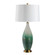 Wave Table Lamp in Green (443|LPT1421EV)