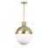 Otis One Light Pendant in Natural Brass (400|16-1119NB)