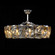 Ten Light Chandelier with Fan in Polished (145|AJC-9172)