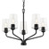 Celino Five Light Chandelier in Black (54|P400442-031)