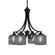 Zilo Four Light Chandelier in Matte Black (200|568-MB-4612) Zilo Four Light Chandelier in Matte Black (200|568-MB-4612)