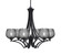 Zilo Six Light Chandelier in Matte Black (200|566-MB-4602)