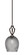 Zilo One Light Mini Pendant in Dark Granite (200|561-DG-4902)
