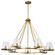 Valentine Seven Light Chandelier in Vintage Brass (72|60-8269)