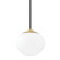 Estee One Light Pendant in Aged Brass (428|H134701-AGB)