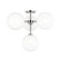 Ashleigh LED Semi Flush Mount in Polished Nickel (428|H122604-PN)