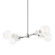Asime Four Light Chandelier in Polished Nickel (428|H120704-PN)