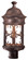 Sage Ridge One Light Post Mount in Vintage Rust (7|8286-A61)
