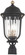 Peale Street Three Light Outdoor Post Mount in Sand Coal And Vermeil Gold (7|73238-738)